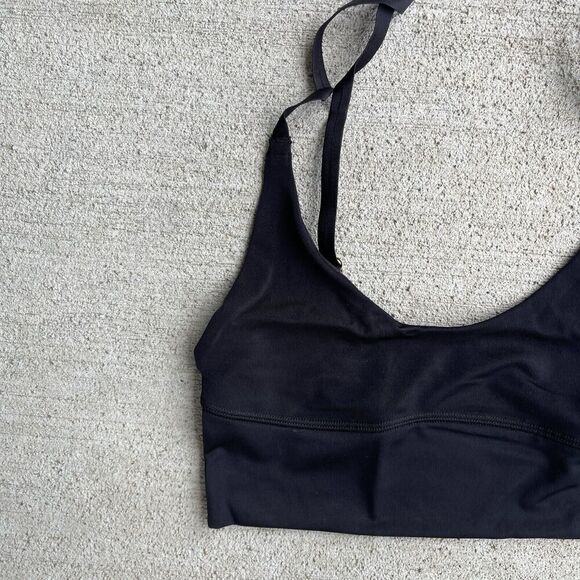 HAH by Free People Cami BrHAH Bralette Bra XS Noir Scoop‎ Neckline Stretchy  NEW - Picture 3 of 8